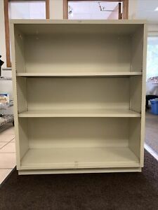 Hon Metal Bookcase - 34.5&#034; X 12.6&#034; X 41&#034; - Steel - 3 X Shelf[ves] - Putty Color