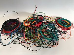 3lb LOT OF HOOK UP WIRE GUITAR AMP / RADIO REPAIR 18awg 20awg 22awg