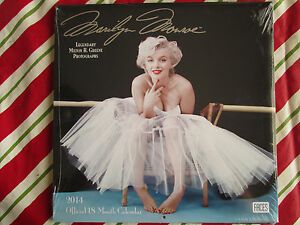 2014 MARILYN MONROE 18 MONTH WALL CALENDAR BRAND NEW FACTORY SEALED 12&#034; BY 12&#034;