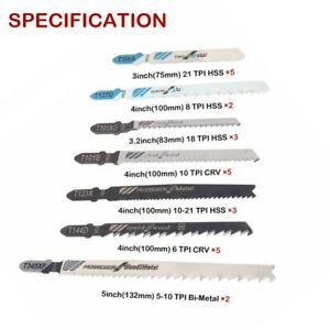 Cutting Saw Blade Jig Saw Blade T Shank Wood Metal Cutting Blade For Most Jigsaw