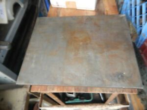 OLDER HEAVY MACHINIST SURFACE PLATE 18&#034; X 14&#034;