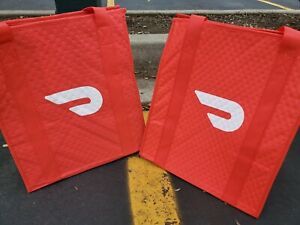 2 New Door Dash Delivery Bags