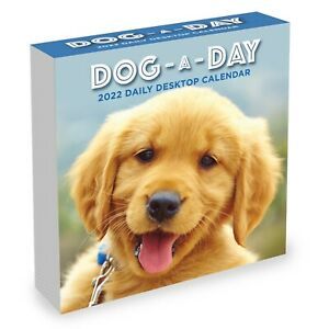 2022 Dog A Day Daily Desktop Calendar