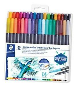 3001 TB36 ST Double-Ended Watercolour Brush Pen, Pack of 36, pack of 36