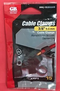 Gardner Bender 15 Cable Clamps 3 8 9 5mm