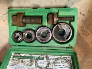 greenlee knockout set