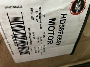 Carrier HD58FE651 208/230/460v3Ph Blwr Mtr 56Y