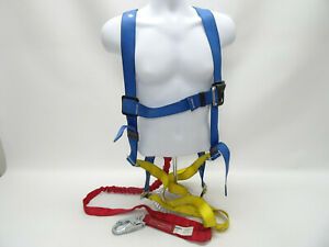 PROTECTA FULL BODY HARNESS 1191995 130-310 lbs AND 6&#039; LANYARD