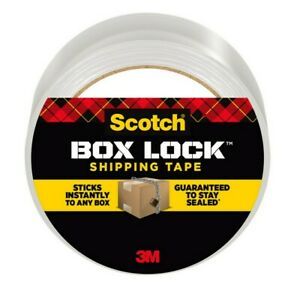 Scotch Box Lock Packaging Taper Refill, Clear, 1.88 in x 54.6 yd, 1 Roll
