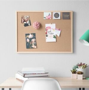 U Brands 17 in x 23 Cork Bulletin Board with Wood Frame
