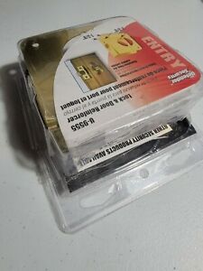 1-3/4 in. x 4-1/2 in. Thick Solid Brass Lock and Door Reinforcer, 2-1/8 in.C-2J1
