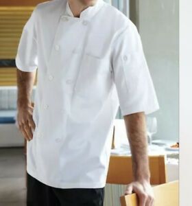 Chef Works Men&#039;s Chef Coat -White color, Size M Condition is &#034;New with tags&#034;