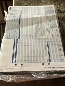 Adams Garage Repair Order Forms, 8.5 x 11 Inch, 3 Parts, 250-Count, White and