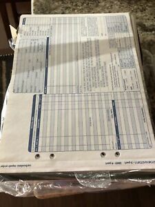 Adams Garage Repair Order Forms, 8.5 x 11 Inch, 3 Parts, 250-Count, White and