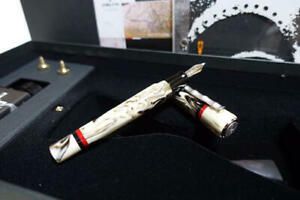 975 Pieces Limited To The World Delta Fountain Pen Papuazzie 18 Gold Niv