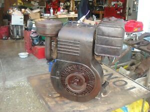 VINTAGE Antique Briggs &amp; Stratton Model 23 9HP  ENGINE LOG SPLITTER MOTOR