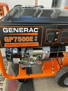 GENERAC GP7500E OHV 420CC RUNS GREAT – Picture 1
