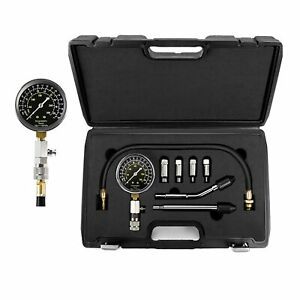 BETOOLL 8pcs Petrol Engine Cylinder Compression Tester Kit Automotive Tool Gauge