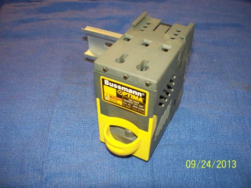 Bussmann optima opm-1038r over current protection module &amp; fuses 30a 600v for sale