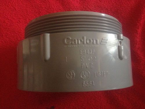 CARLON E943P  5&#034; PVC CONDUIT MALE TERMINAL ADAPTER