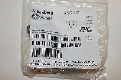 New!!! Lumberg RSC 4/7 M12 Male Field Attachable Connector Threaded Joint Sealed