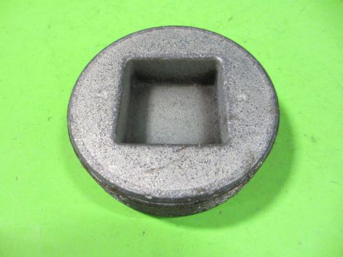 4&#034; galvanized recessed head plug #plg-10 (lot of 2) for sale