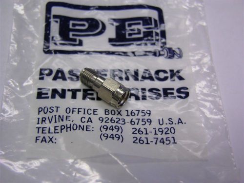 Pasternack pe9682 sma male to reverse thread sma female adapter 50 ohm for sale