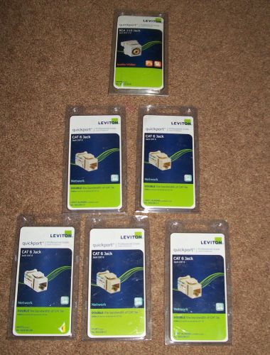 Cyber monday sale 6 nib leviton quickports $40+ retail - see blurb/photos - 5a for sale