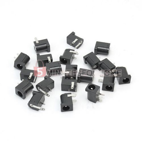 20 pcs 5.5x2.1mm electrical jack sockets dc-005 power outlet connecters for sale