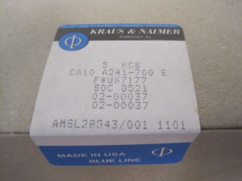 Box of 5 Kraus &amp; Naimer CA10 A241-700 E Rotary Switch 10A 300VAC New
