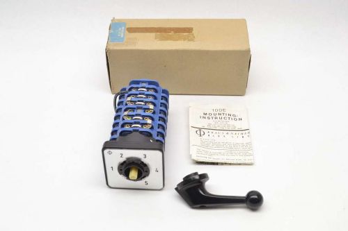 New kraus &amp; naimer a14-a676-600-e rotary cam 600v-ac 10hp 16a amp switch b478197 for sale