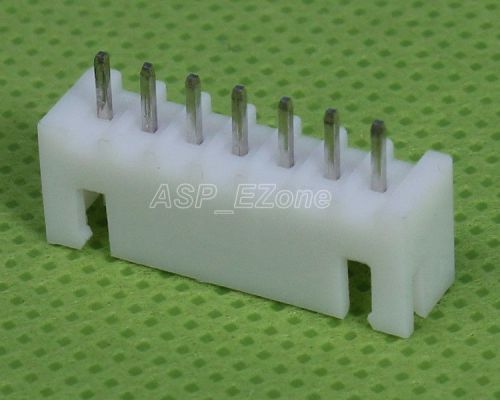 50pcs hot xh2.54-7p 2.54mm socket connector pin header plastic base metal pin for sale