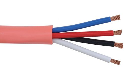 500&#039; 18-4 fire alarm cable solid pvc fplr pvc jacketed for sale