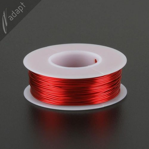 Magnet Wire, Enameled Copper, Red, 21 AWG (gauge), 155C, 1/4 lb, 100ft