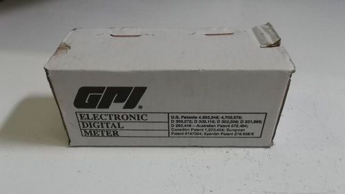GPI ELECTRONIC DIGITAL METER A104GMN100NA1 *NEW IN BOX*