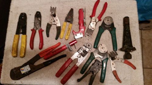 14 phone line electrical repair tools wire stripers crimpers and more