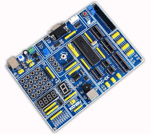 Powerful pic development board pic-ek pic kit tool +pic16f74 microcontroller for sale