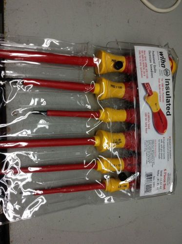Wiha insulated 6 pieces screwdriver set for sale