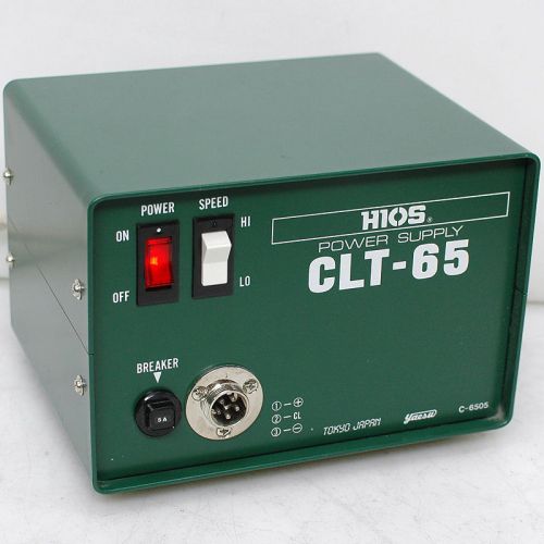 HIOS CLT-65 Screwdriver Nutrunner Power Supply Transformer Two Speeds 120V