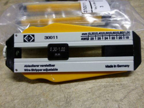 7 NEW CK 30011 WIRE STRIPPER 18-28 AWG MADE IN GERMANY  NO RESERVE