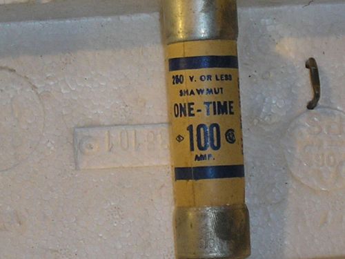 Shamut ONE TIME 100 AMP FUSE 100 AMP