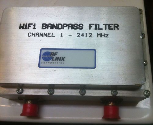 2.4 GHz WiFi Bandpass Filter - Channel 1 / 2412 MHz