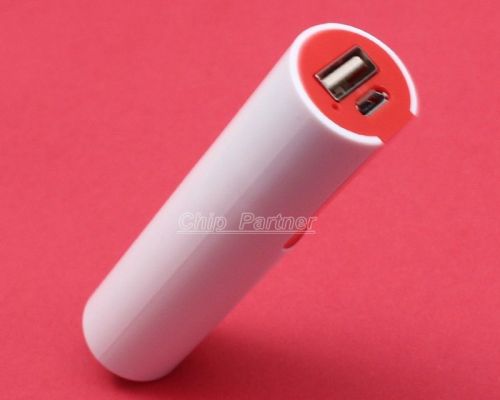 Red-White 5V 1A Mobile Power Bank DIY Kit for 18650(NO Battery) Charger Phone