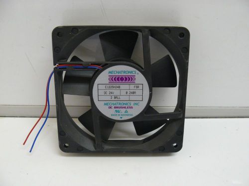 Mechatronics e1225h24b dc brushless fan dc 24v 0.24 amps 4 3/4&#034; x 4 3/4&#034; x 1&#034; for sale