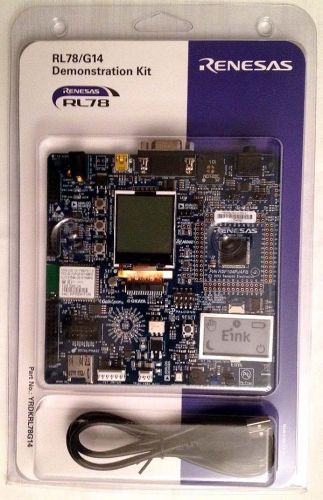 Renesas rl78/g14 demonstration kit microcontroller board, yrdkrl78g14  new!! for sale
