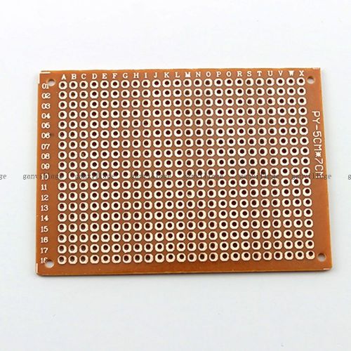 10 X Prototype Paper PCB Universal Experiment Matrix Circuit Board 5 X 7 Cm New