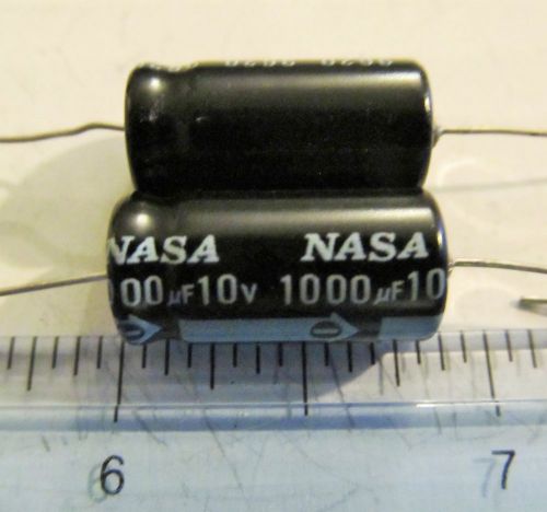 Aluminum Electrolytic Capacitors,NASA,1000uf 10v,105*C,Axial,10 pcs