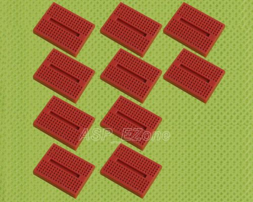 10pcs red solderless prototype breadboard 170 syb-170 for arduino brand new for sale