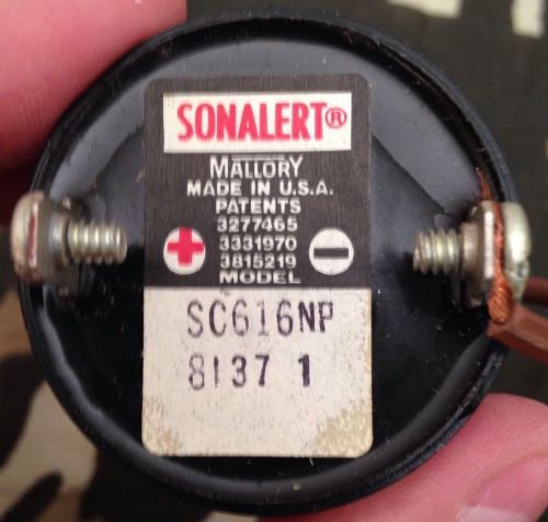 Mallory SC616NP Electronic Signal 6-16 VDC 2900 HZ