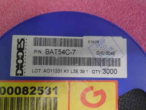 8515 PCS DIODES BAT54C-7